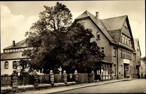 Ak Weißenborn Holzland Thüringen, HO-Gaststätte und FDGB-Vertragsheim