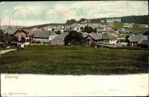 Ak Oberhof im Thüringer Wald, Totale