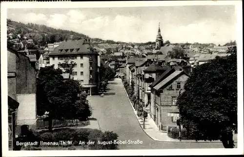 Ak Ilmenau in Thüringen, An der August-Bebel-Straße