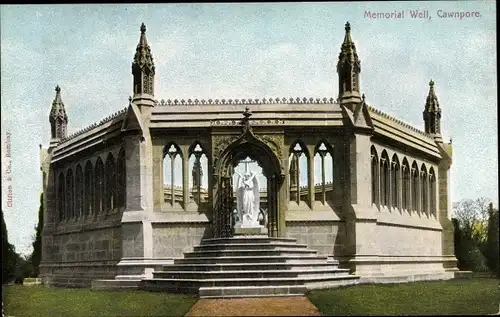 Ak Cawnpore Kanpur Indien, Memorial Well