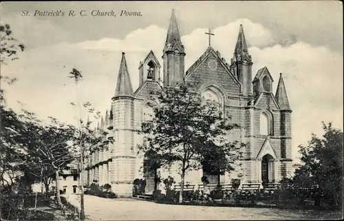 Ak Pune Poona Indien, St. Pattrick's R. C. Church