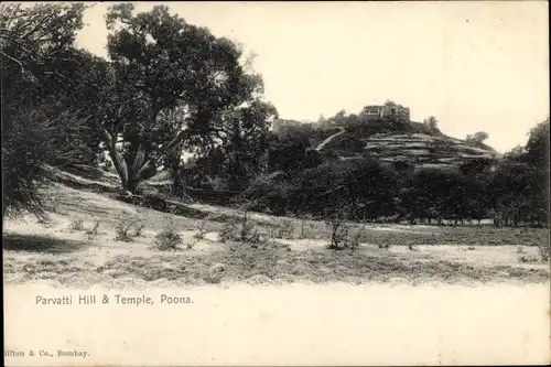 Ak Pune Poona Indien, Parvatti Hill, Temple, Parvati Hill