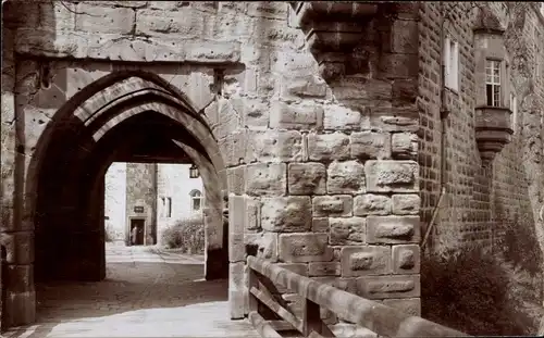 Foto Ak Cadolzburg in Mittelfranken, Burgtor