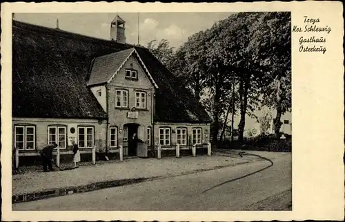 Ak Treya Treia in Schleswig Holstein, Gasthaus Osterkrug