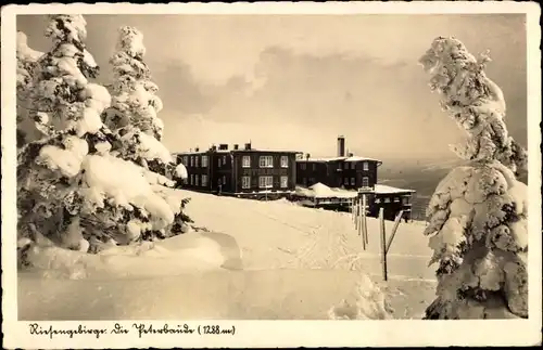 Ak Spindleruv Mlýn Spindlermühle Riesengebirge Region Königgrätz, Peterbaude, Petrova bouda