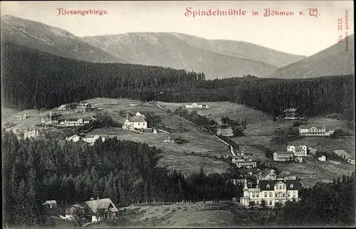 Ak Spindleruv Mlýn Spindlermühle Riesengebirge Region Königgrätz,Totale