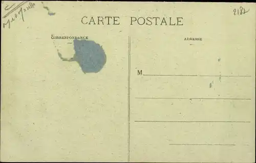 Ak Rambucourt Meurthe et Moselle, Vue interieure du Village, Kriegszerstörung 1. WK