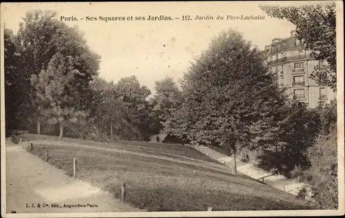 Ak Paris XX, Jardin du Père Lachaise