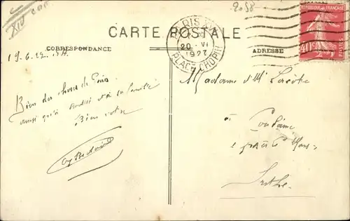 Ak Paris XIV Observatoire, Maison de Retraite de La Rochefoucauld