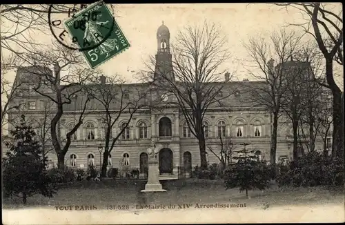 Ak Paris XIV Observatoire, La Mairie