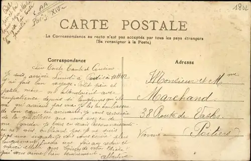 Ak Paris XIV Observatoire, Parc de Montsouris