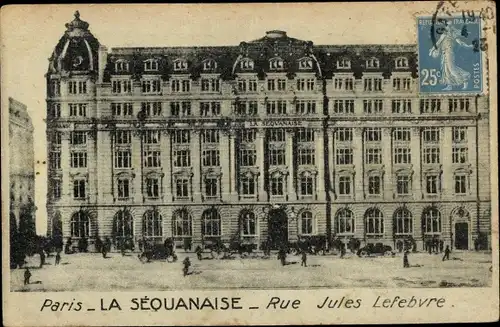 Ak Paris, La Sequanaise, Rue Jules Lefebvre