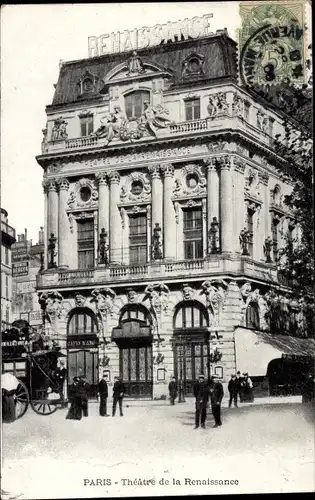 Ak Paris X, Theatre de la Renaissance