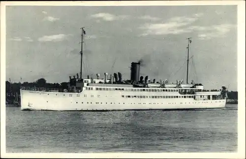 Ak Motorschnellschiff Hansestadt Danzig