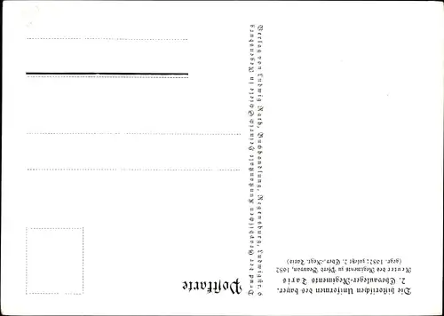 Künstler Ak Hoffmann, Anton, historische Uniformen, 2. Chevauleger Regiment Taris, Reiter 1682