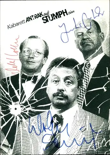 Ak Kabarett Antrak auf Stumphsinn, Detlef Rothe, Gunther Antrak, Wolfgang Stumph