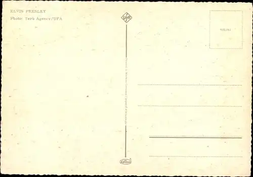 Ak Sänger und Schauspieler Elvis Presley, Portrait