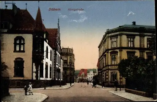 Ak Döbeln Sachsen, Königstraße