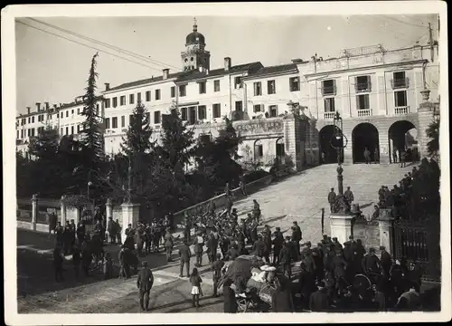 Foto Frankreich, 1. WK, Militärkonzert, Deutsche Truppen