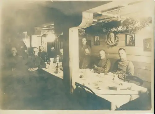 Foto Landwehr Infanterie Regiment 119, Offiziersmesse III, 1. WK