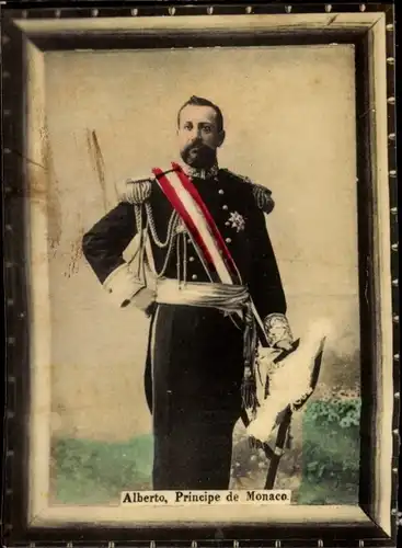 Foto Alberto, Principe de Monaco, Portrait, Uniform