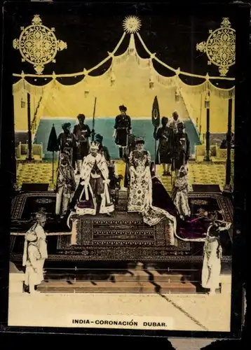 Foto Indien, Coronacion Dubar, George V, Maria von Tech