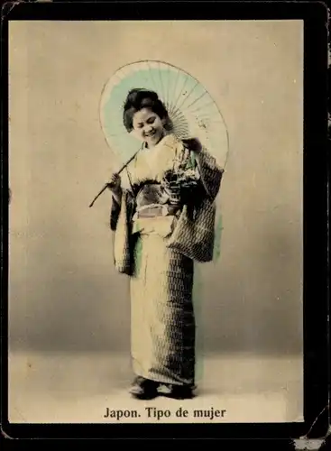 Foto Japan, Tipo de mujer, Japanerin im Kimono