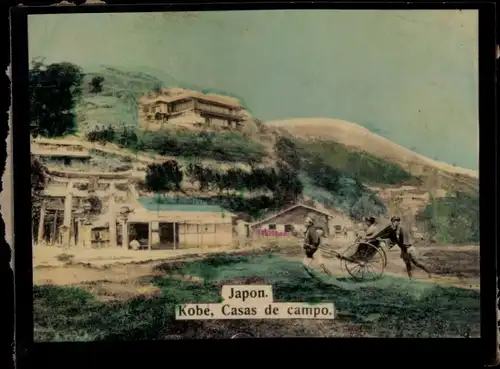 Foto Kobe Präf. Hyogo Japan, Casas de campo, Rikscha