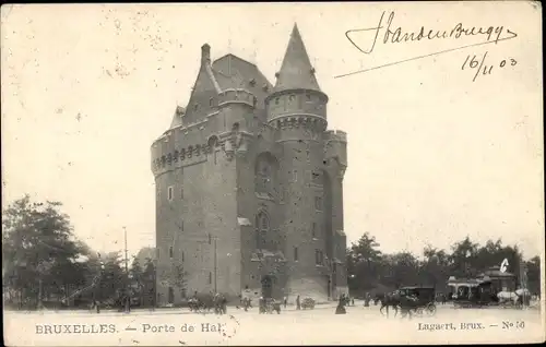 Ak Bruxelles Brüssel, Porte de Hal