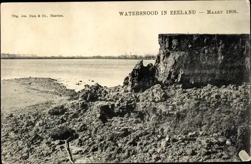 Ak Zeeland, Watersnood, Maart 1906