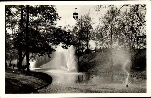 Ak Rotterdam Südholland Niederlande, Waterpartij in het Park