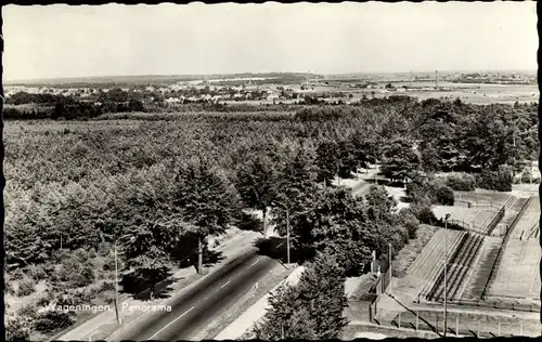 Ak Wageningen Gelderland Niederlande, Panorama