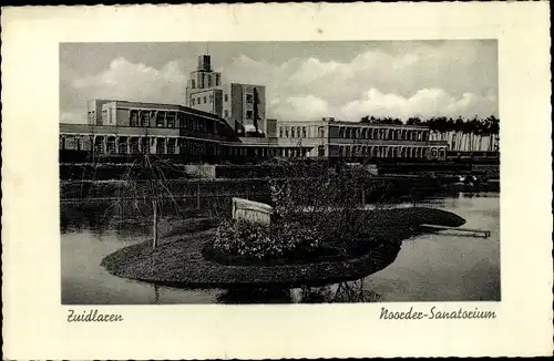 Ak Zuidlaren Drenthe Niederlande, Noorder-Sanatorium, Außenansicht