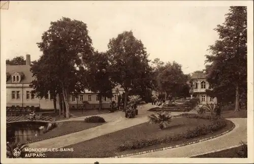 Ak Mondorf les Bains Bad Mondorf Luxemburg, Au Parc