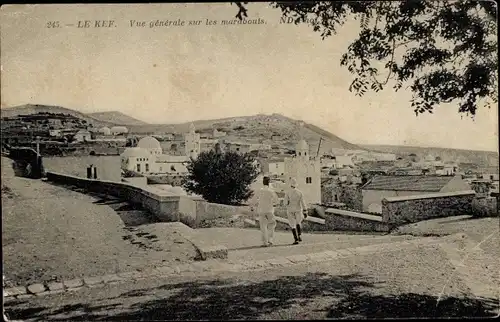 Ak El Kef Tunesien, Vue generale sur les marabouts