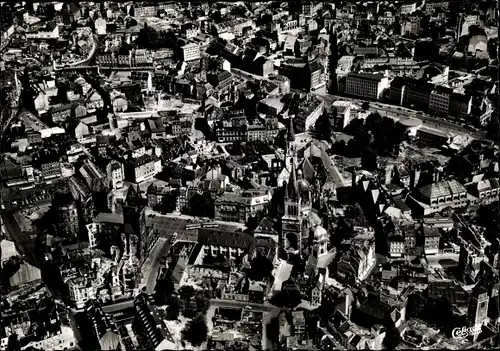 Ak Aachen in Nordrhein Westfalen, Teilansicht, Luftbild