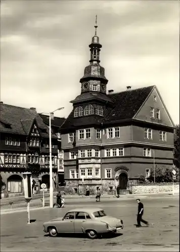 Ak Lutherstadt Eisenach in Thüringen, Rathaus
