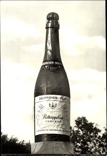 Ak Freyburg an der Unstrut, Rotkäppchen Sektflasche