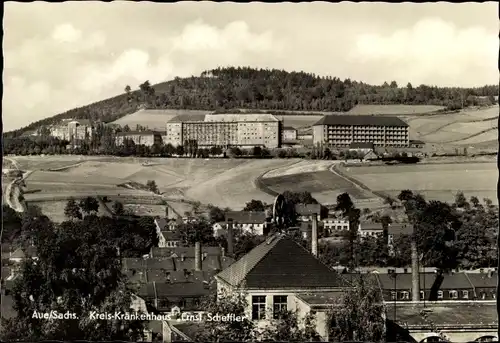 Ak Aue im Erzgebirge Sachsen, Kreis Krankenhaus Ernst Scheffler