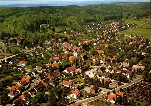 Ak Bad Essen in Niedersachsen, Panorama, Luftbild