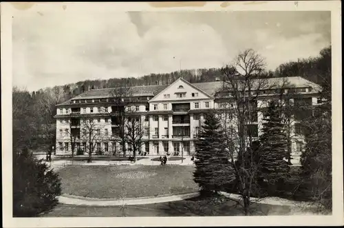 Foto Ak Bad Liebenstein, Kurhotel mit Gartenanlage