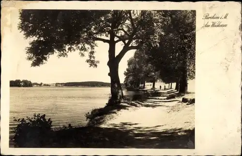 Ak Parchim in Mecklenburg, Am Wockersee