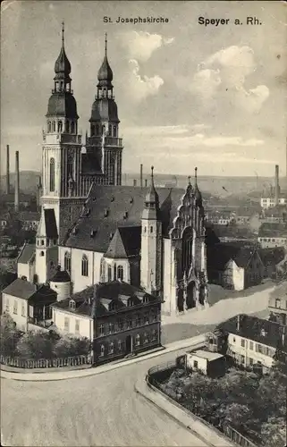 Ak Speyer am Rhein, St. Josephskirche
