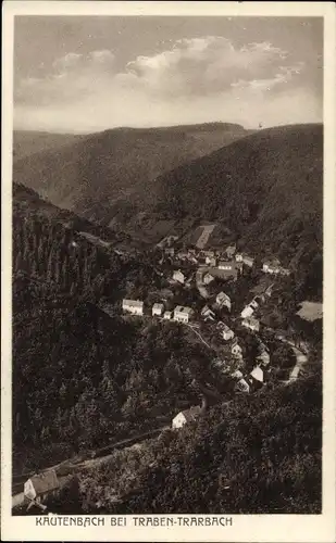 Ak Kautenbach Traben Trarbach an der Mosel, Blick auf den Ort mit Umgebung