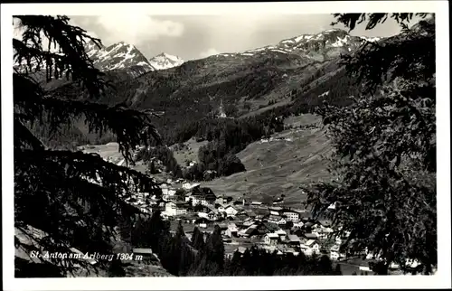 Ak Sankt Anton am Arlberg Tirol Österreich, Gesamtansicht