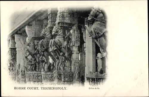 Ak Tiruchirappalli Trichinopoly Indien, Horse Court