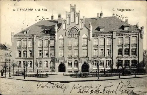 Ak Wittenberge Brandenburg, 2. Bürgerschule