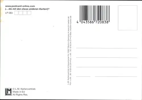 3 D Ak Schwein mit Weihnachtsmütze springt über eine Straße