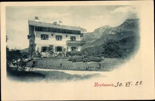 Ak Schönau am Königssee Oberbayern, Töchterheim Heydeneck