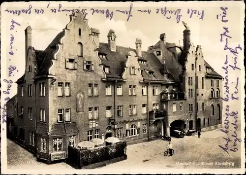 Ak Abensberg an der Abens Niederbayern, Gasthof zum Kuchlbauer